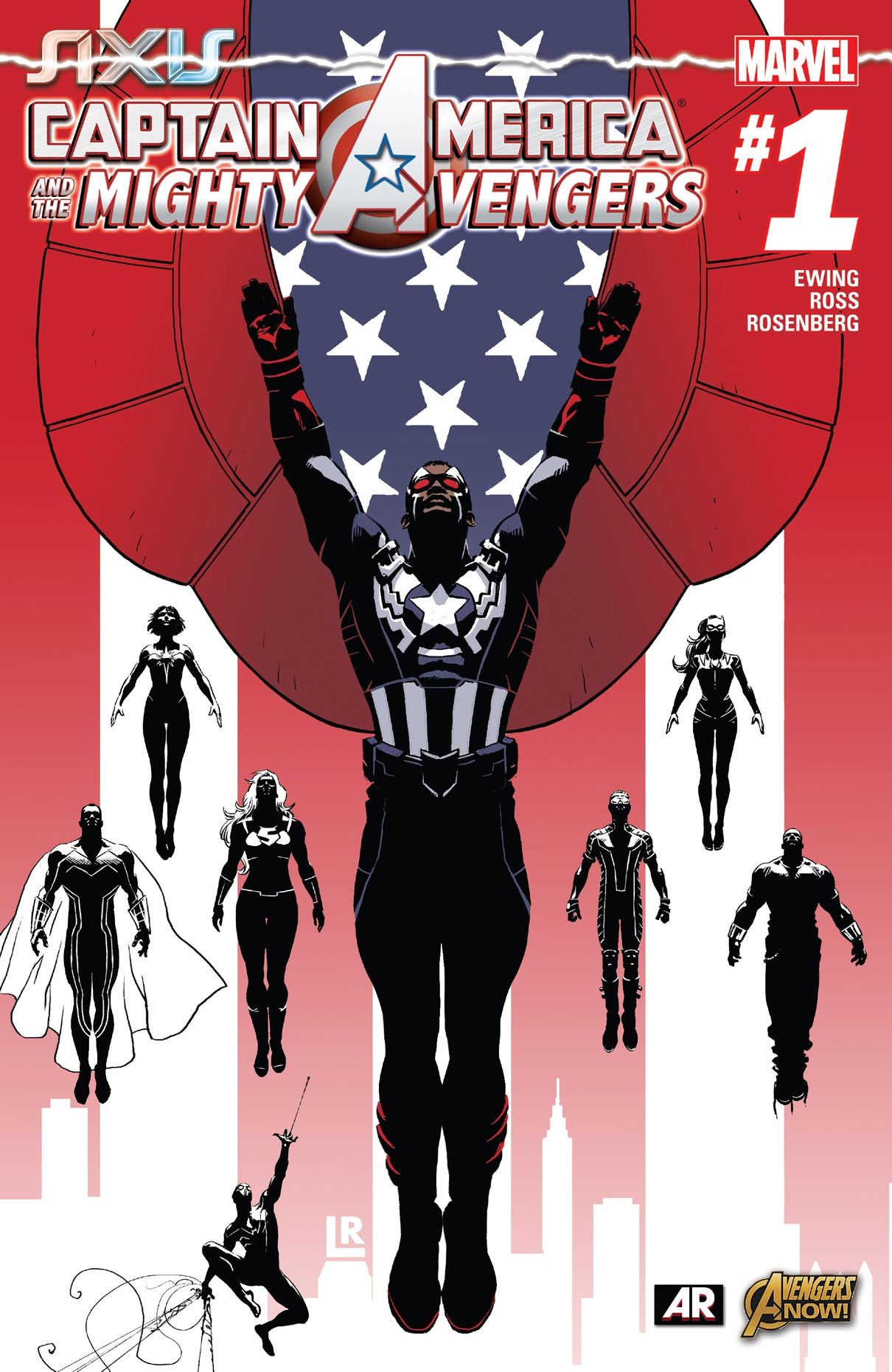 Bìa truyện Captain America and the Mighty Avengers