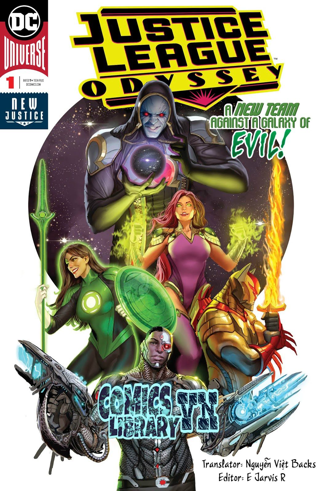 Bìa truyện Justice League Odyssey